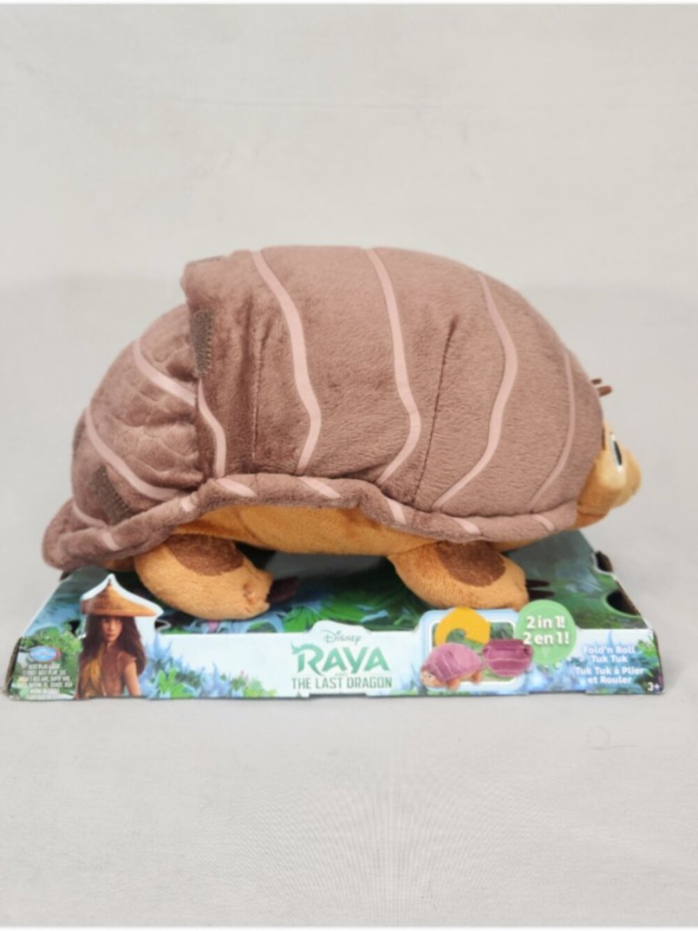 Tuk Tuk Disney Raya and the Last Dragon Fold'n Roll Plush 2021 Toy New